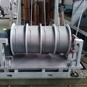 Galvanized Steel Wire Rope Winch Drum Quadruplex Or Multiple Hoist Drum